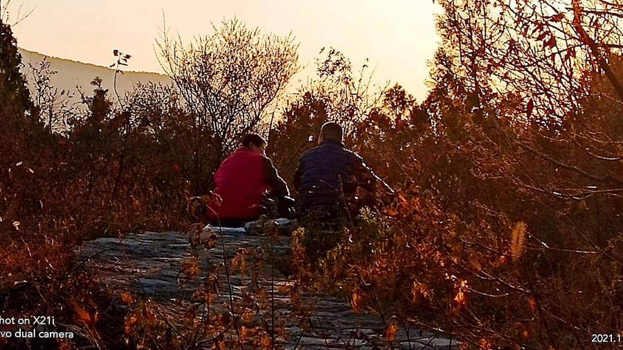 城里风扫落叶，山里暖阳高照，走进山中，独享一段闲散静美时光