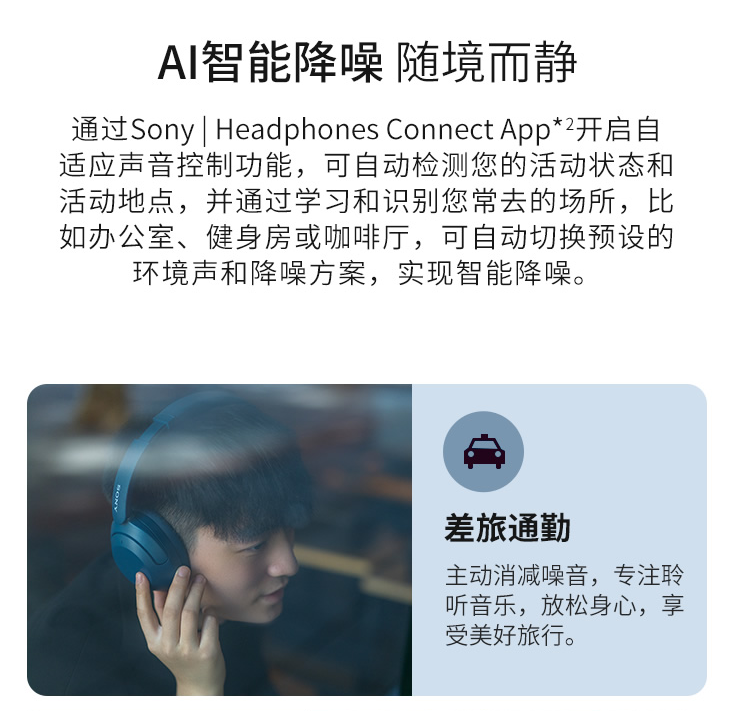 索尼发布新款头戴式无线降噪耳机：多项参数看齐WH-1000XM4