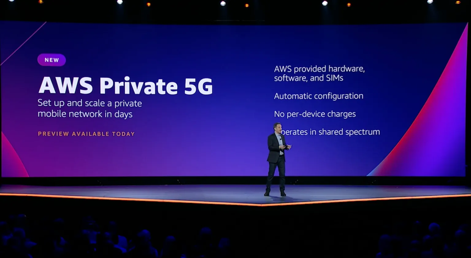 亚马逊推AWS Private 5G​：更容易部署和管理自己的私人网络