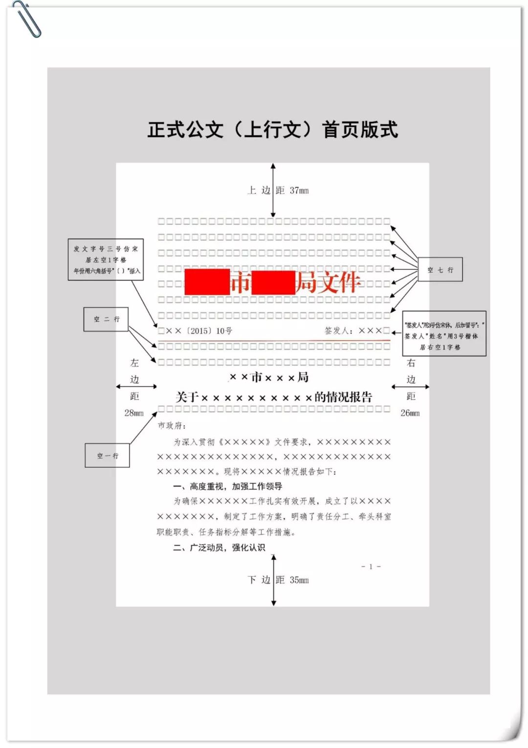 最全机关公文设置规范来了