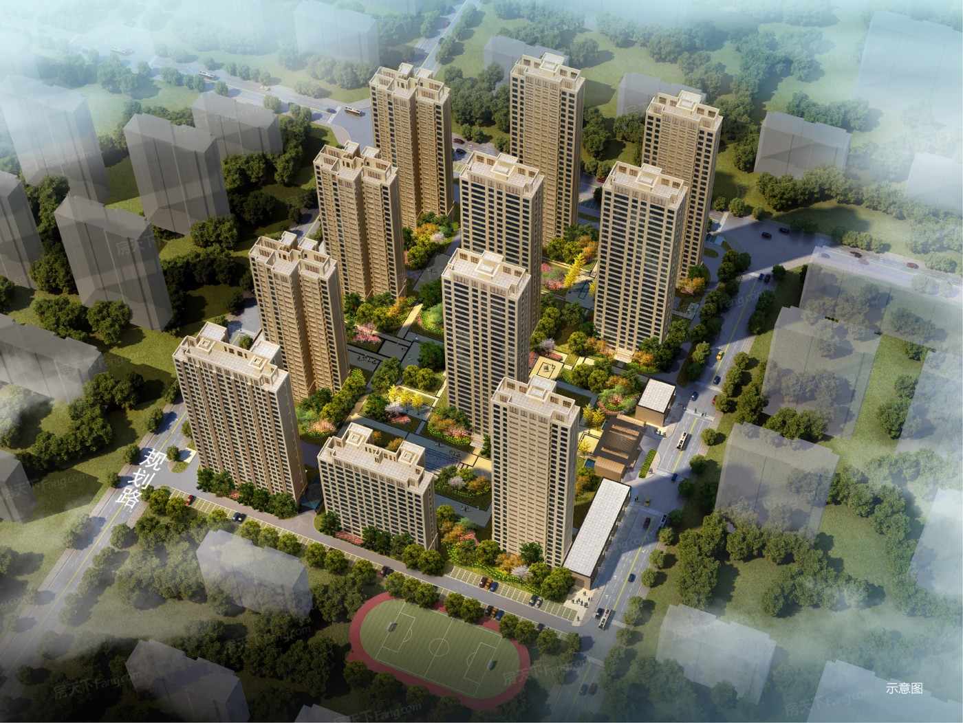 西北政法大学外国语学院（长安金茂府）