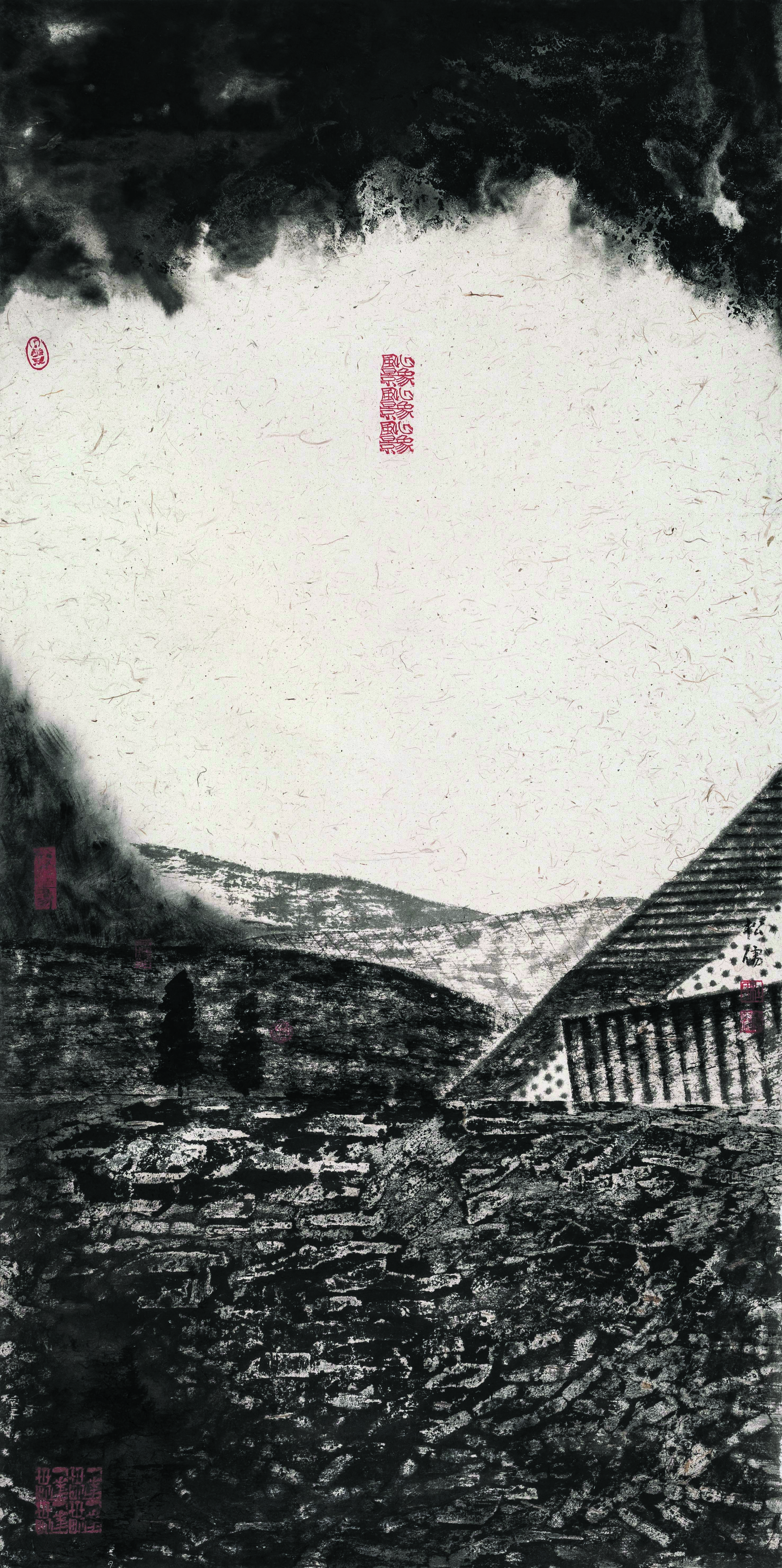 颜色的尽头是“心象的风景”——著名画家杜松儒对抽象水墨的回归与坚持