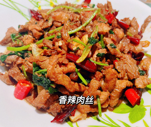 香辣肉絲的做法,香辣肉絲的做法東北的做法