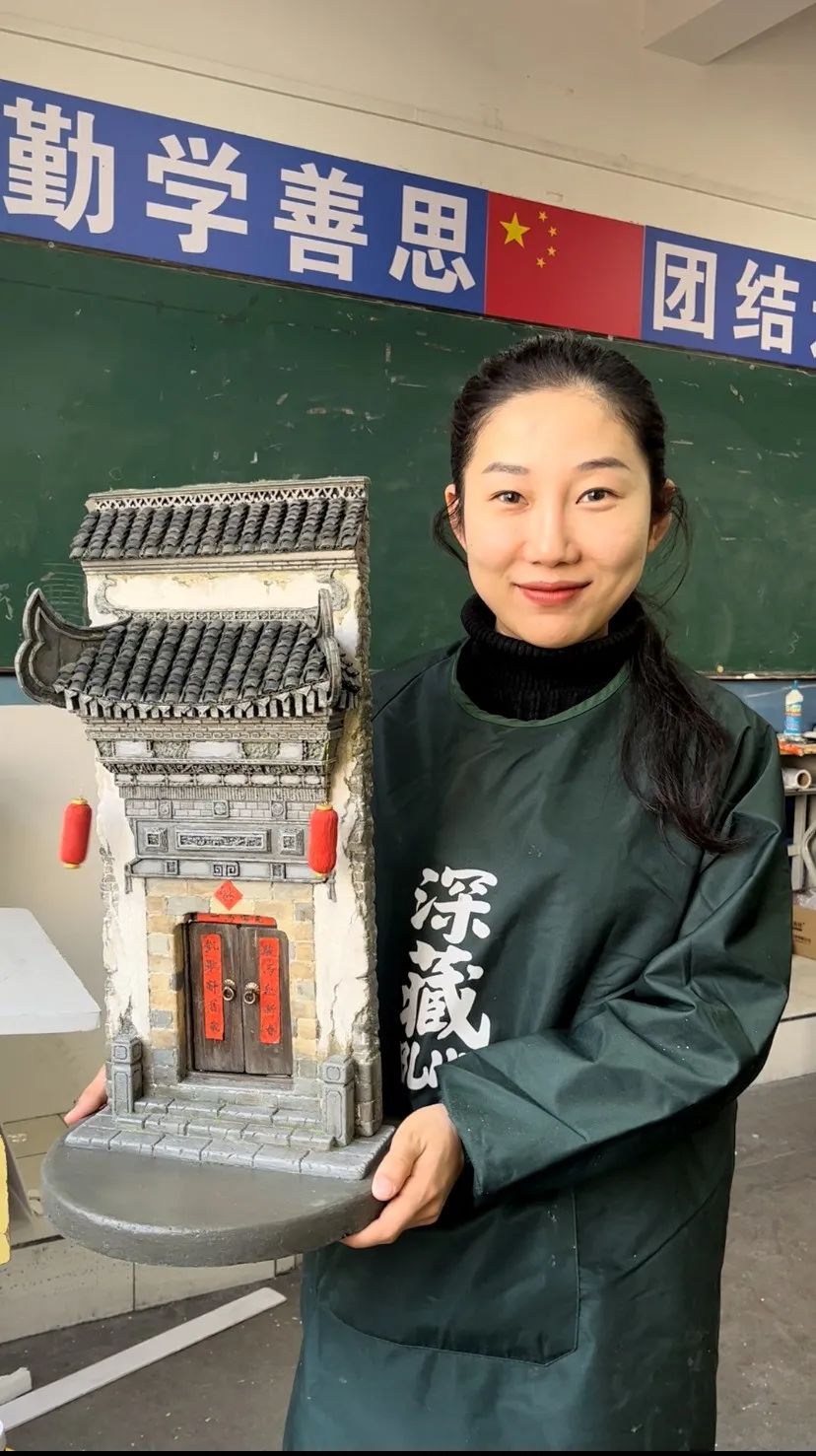 惊艳！六安这所学校教室内藏着一座座“徽派建筑群”