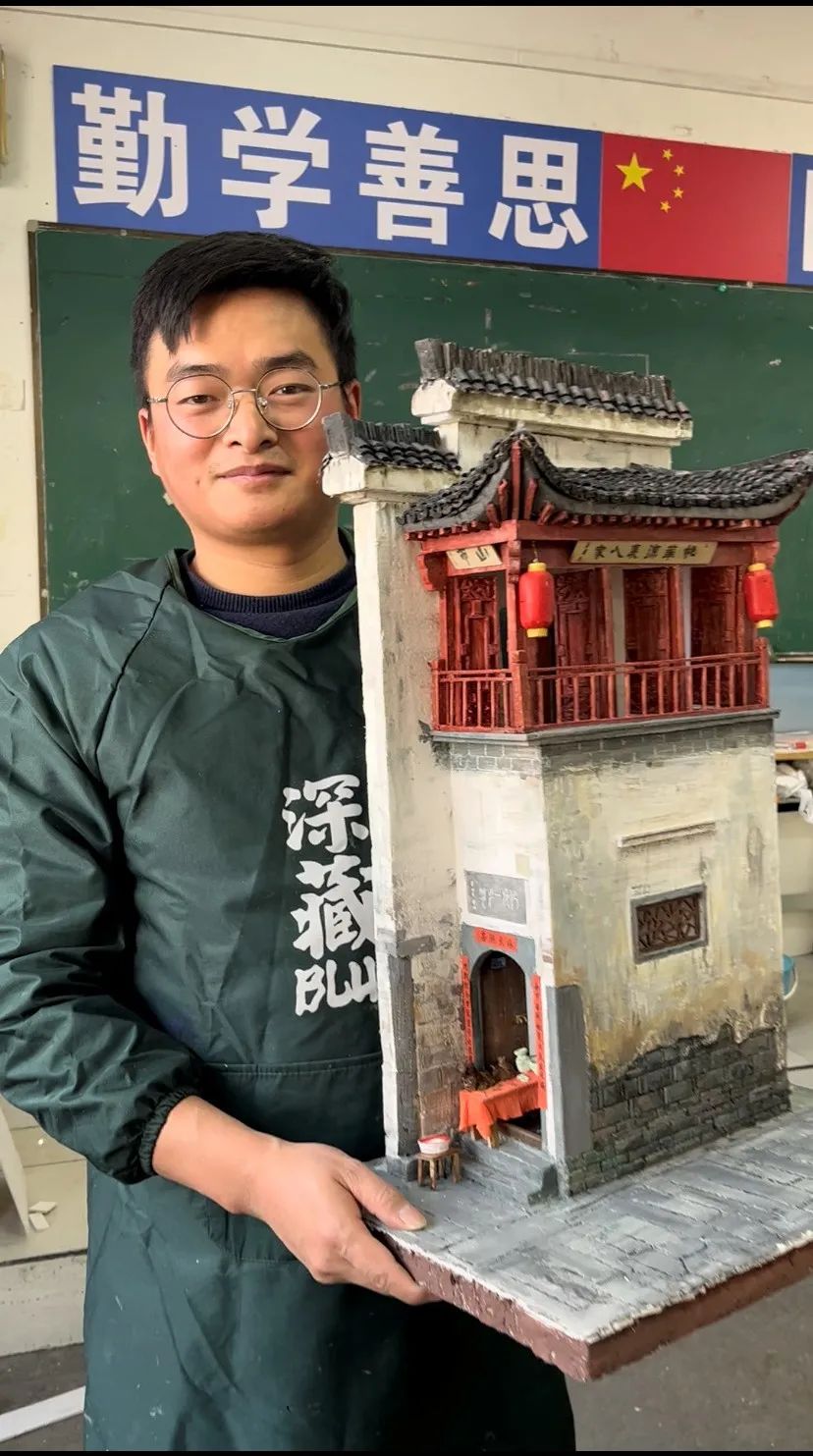 惊艳！六安这所学校教室内藏着一座座“徽派建筑群”