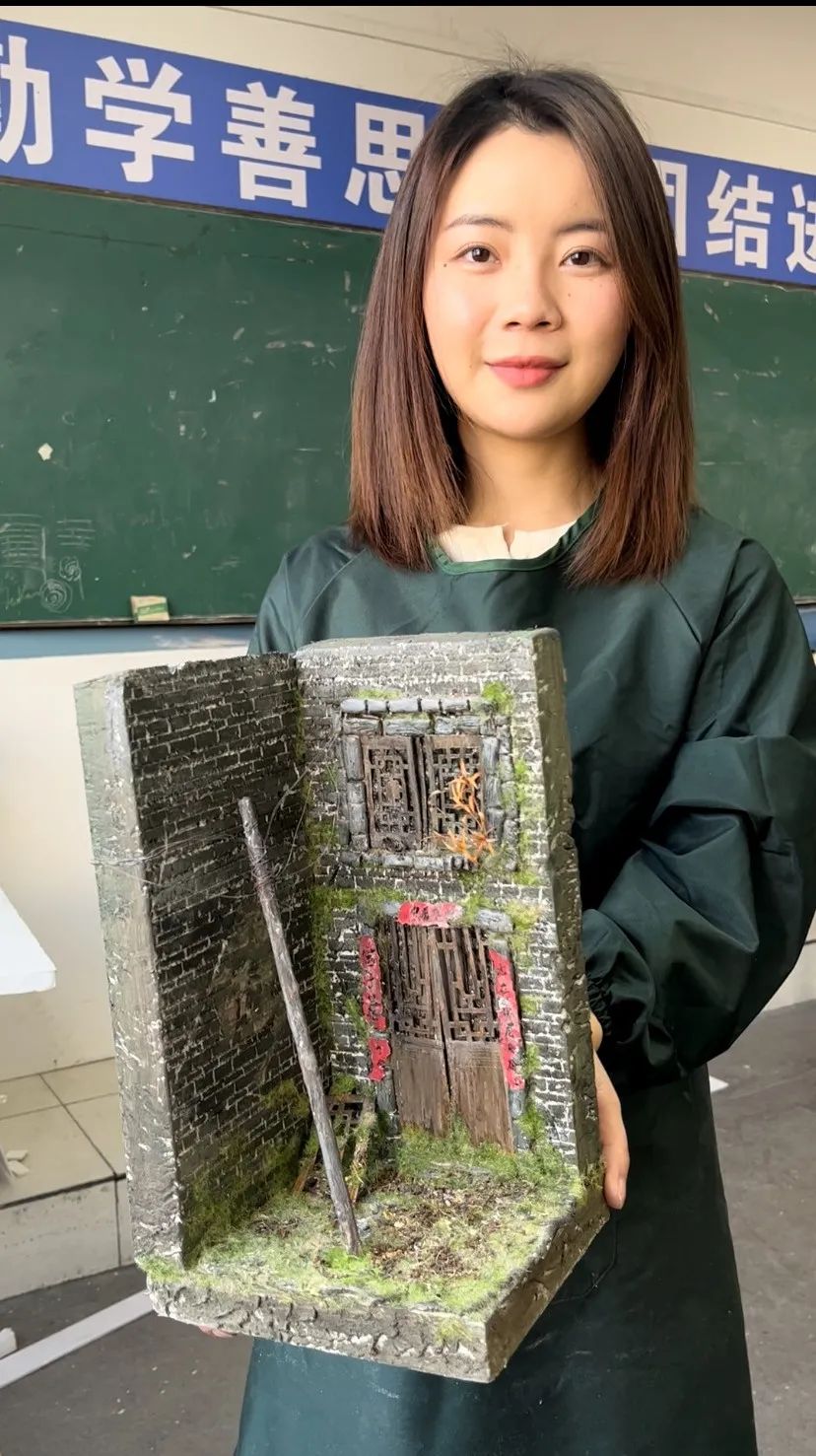 惊艳！六安这所学校教室内藏着一座座“徽派建筑群”