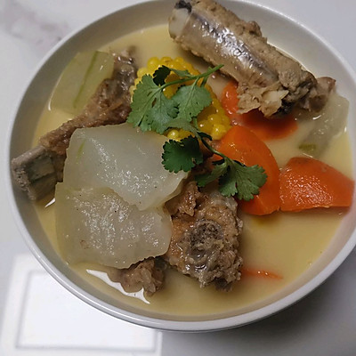 排骨冬瓜湯,排骨冬瓜湯怎么燉好喝又營養