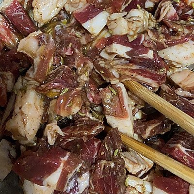 东古家味美食#烤羊肉这样腌鲜嫩又美味