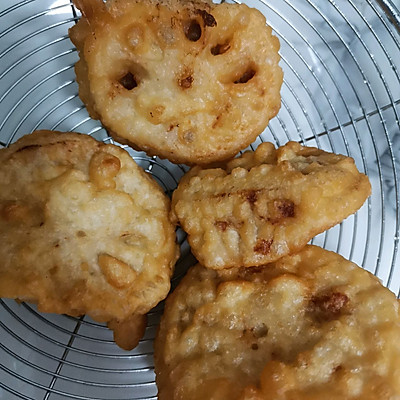 炸藕盒的做法（跟饭店大厨学的炸藕盒的做法）