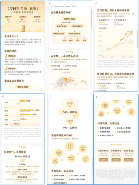 关于支付宝平台基金版块设计︱新发及金选篇