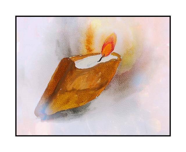 儿时的猪蹄灯猪蹄儿灯的样子