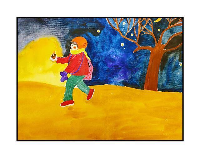 儿时的猪蹄灯猪蹄儿灯的样子