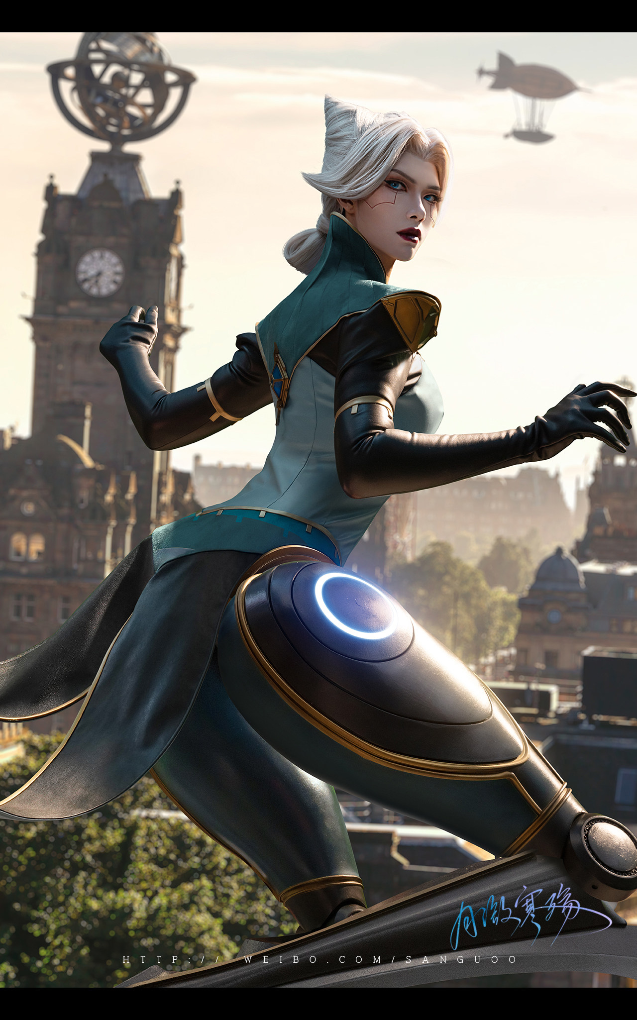 英雄联盟人物COSPLAY 青钢影卡蜜尔cos图-哪边嗨