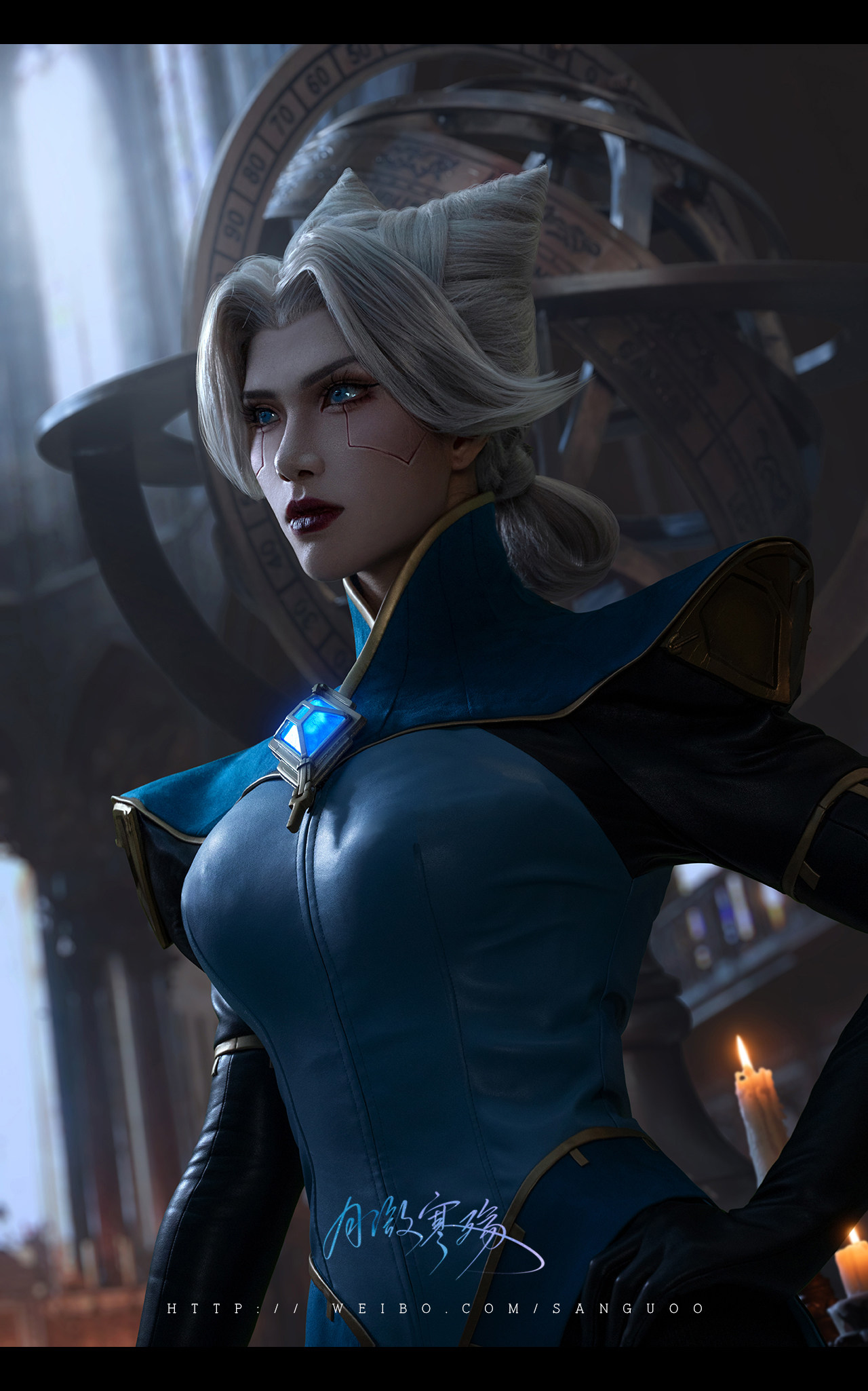 英雄联盟人物COSPLAY 青钢影卡蜜尔cos图-哪边嗨