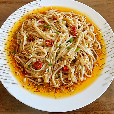 涼拌金針菇,涼拌金針菇的做法