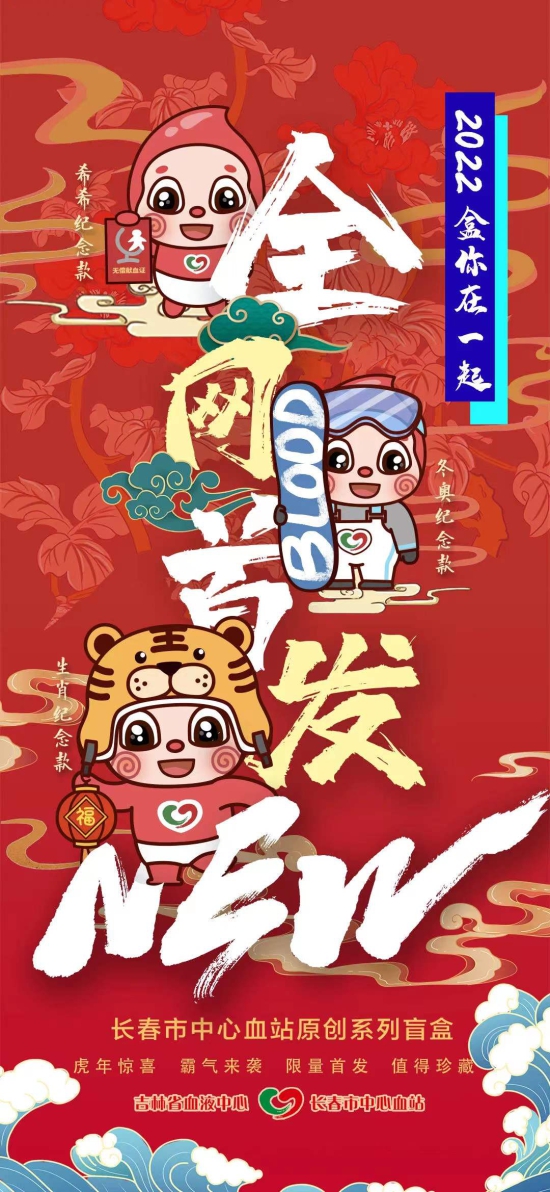 惊喜来袭(献血抽盲盒！长春市中心血站“希希”原创系列盲盒惊喜来袭)