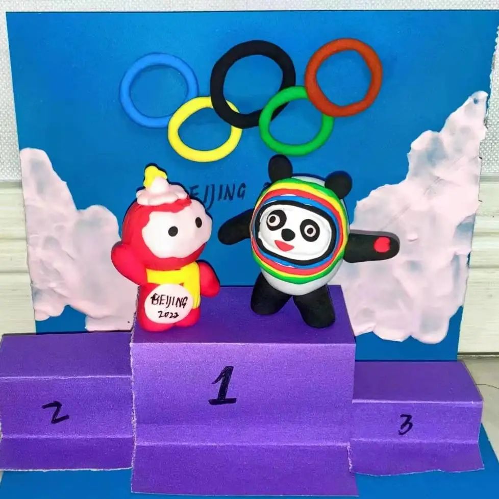 冬奥运小手工图片