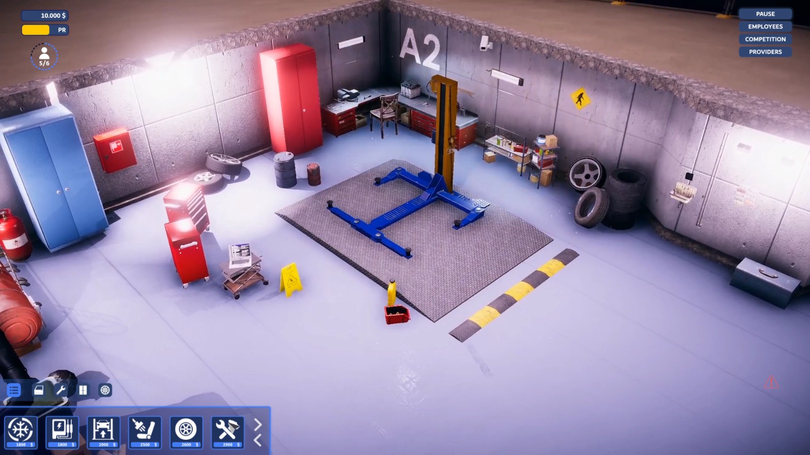 经营管理游戏《汽修经理》上架Steam 支持中文