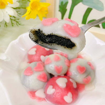0难度的爱心汤圆,好吃到停不下来