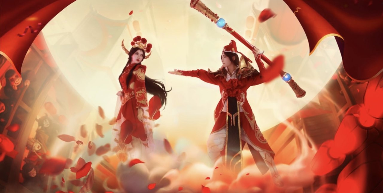 王者荣耀大圣娶亲一生所爱cp cosplay