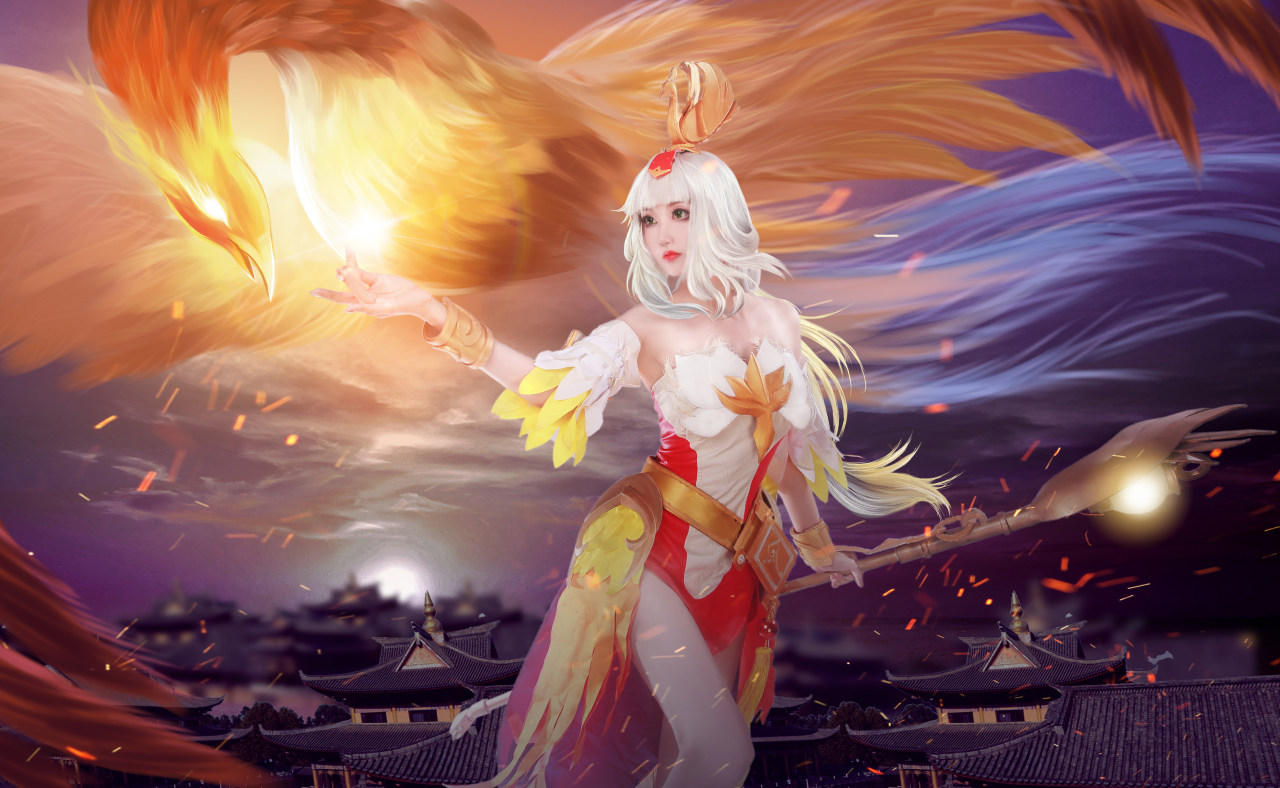 Cosplay王昭君凤凰于飞图鉴(CN:梁月曦Luna)-哪边嗨
