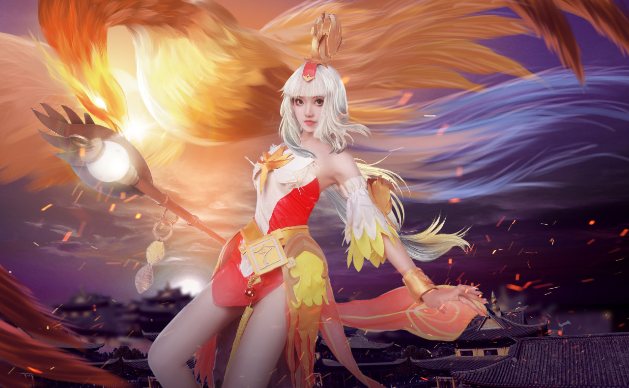 Cosplay王昭君凤凰于飞图鉴(CN:梁月曦Luna)-哪边嗨