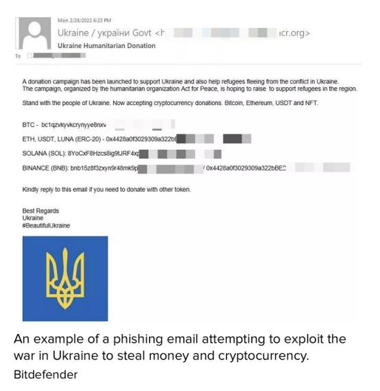 乌克兰大使馆募捐让骗子看到机会，多家外媒警告“防网络诈骗”