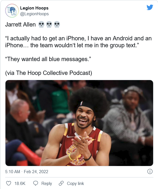 为什么ios看nba进不去(NBA球员杰瑞特·阿伦透露队友们强迫他买iPhone)