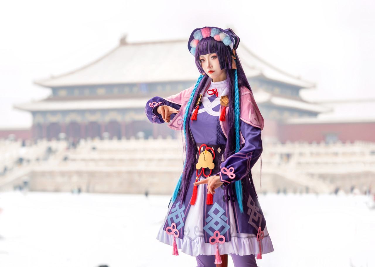 故宫里的原神Cosplay集图云堇@梁月曦Luna-哪边嗨