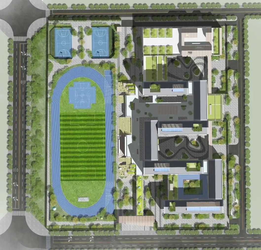 石筍街小學新津校區(qū)學校設計方案出爐(圖3)