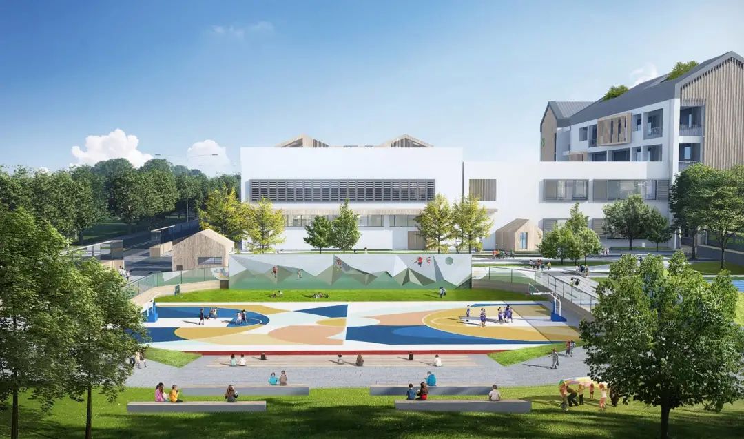 石筍街小學新津校區(qū)學校設計方案出爐(圖5)