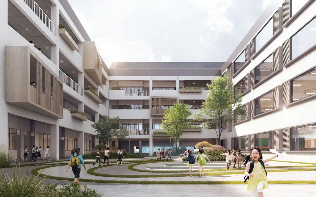 石筍街小學新津校區(qū)學校設計方案出爐(圖7)