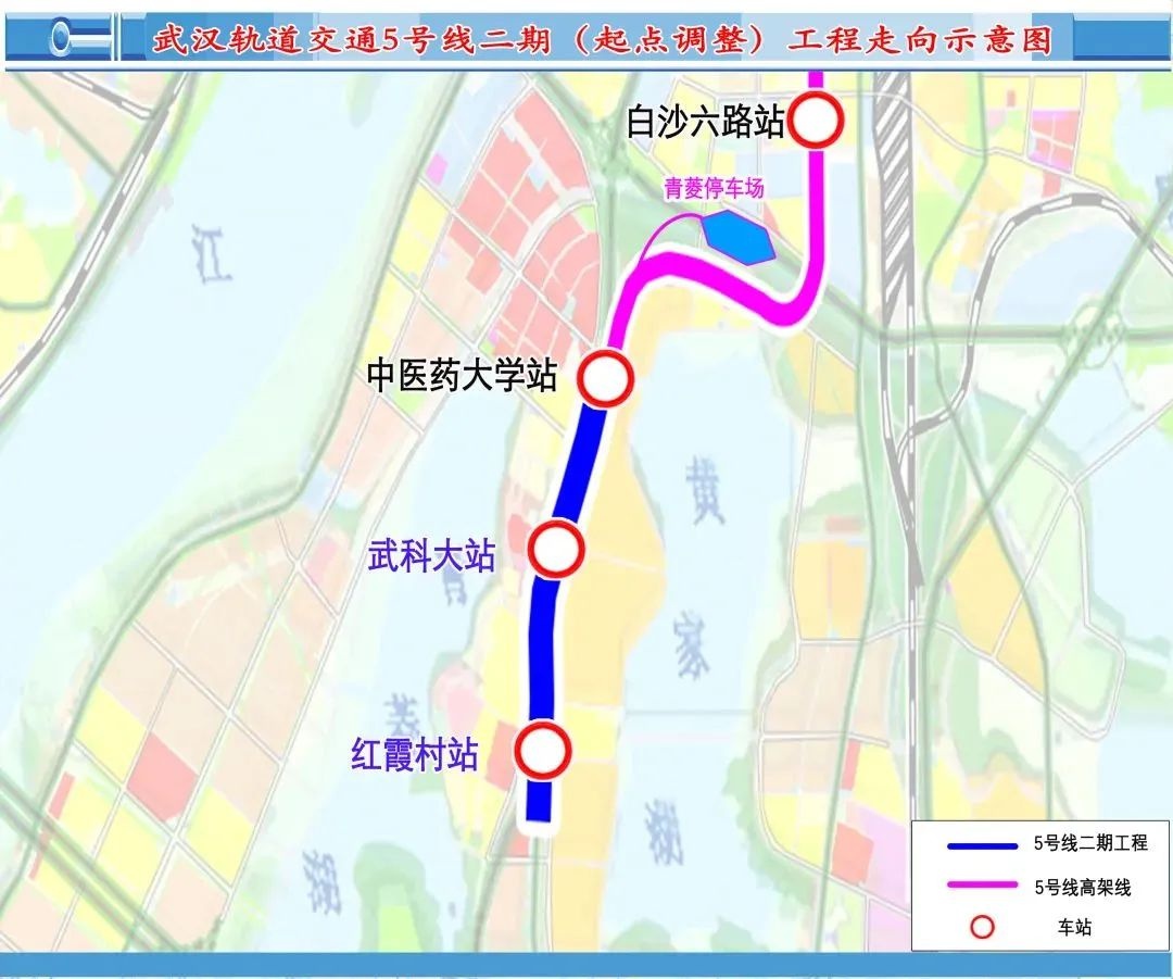 武汉二号线地铁线路图图片