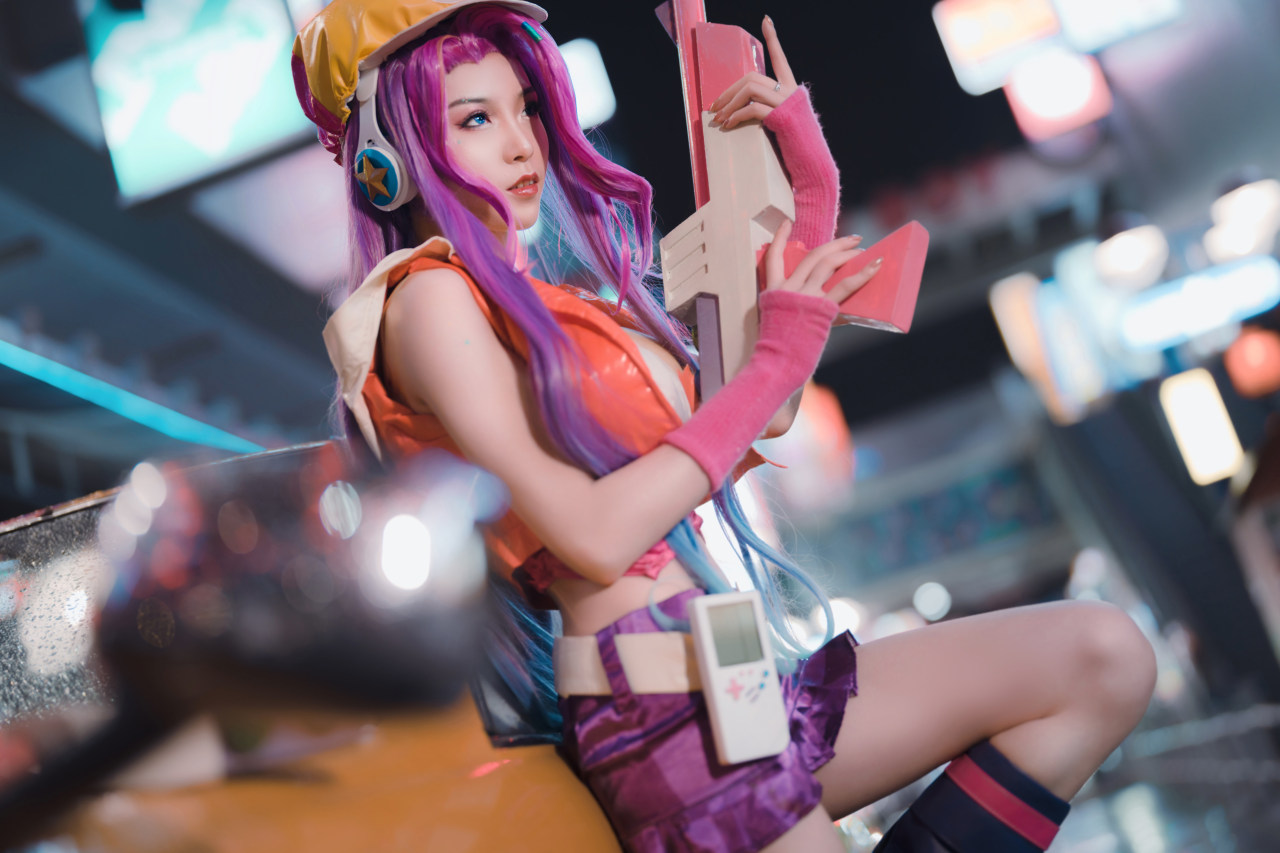 cosplay(LOL电玩女神.厄运小姐cosplay)