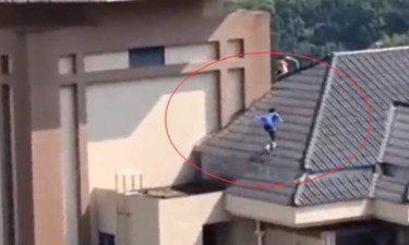 吓人！眼镜蛇钻进东兴一村民家下水道，消防员到场捕获