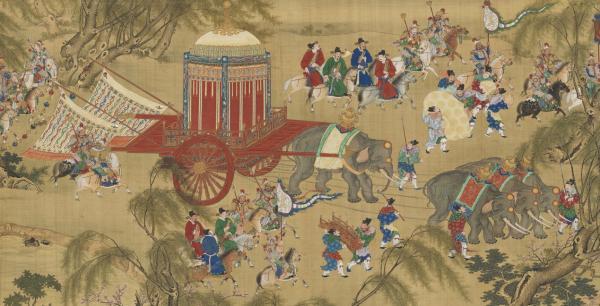 北京古时曾驯养5000头大象，皇帝出行坐象辇