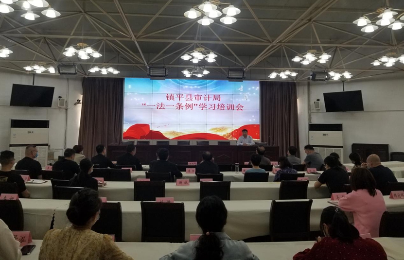 镇平县审计局组织开展“一法一条例”学习培训会