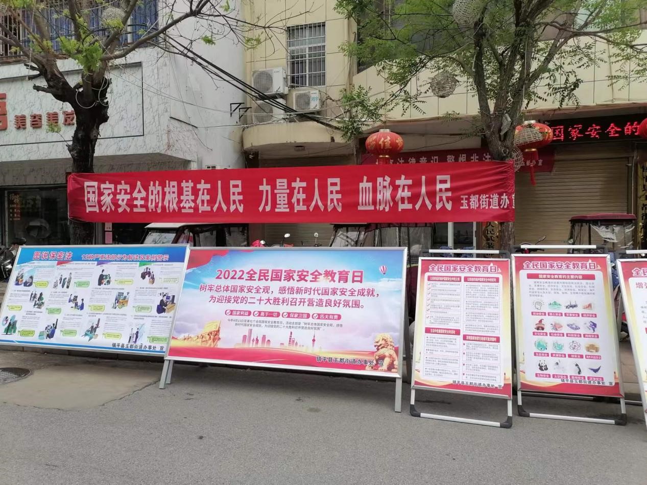 镇平县玉都街道：开展全民国家安全教育日主题活动