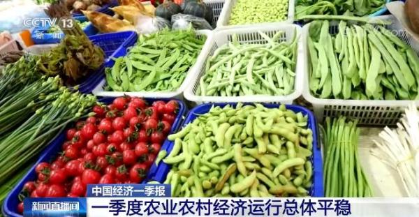 五大方面数字解读 一季度中国农业农村经济运行总体平稳