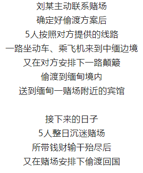 偷渡境外，一“赌”为快，你们真“刑”！