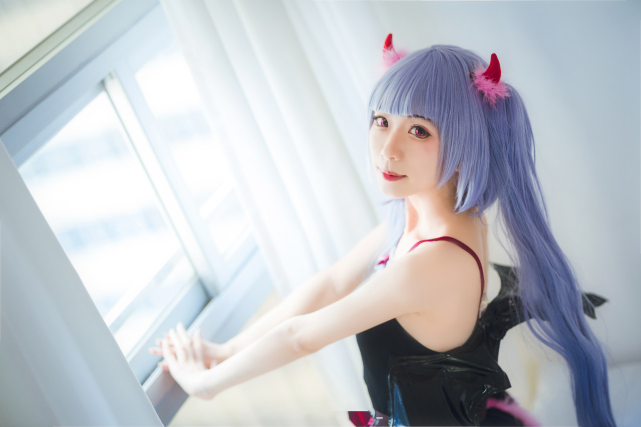 《NEW GAME!》凉风青叶小恶魔cosplay