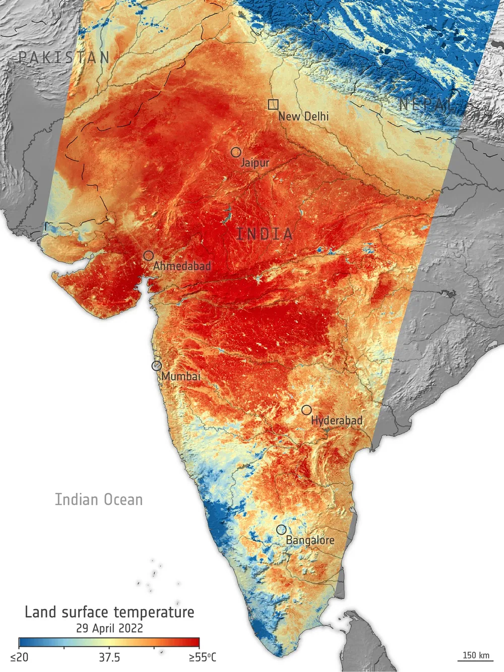 热浪席卷印度：大部分城市温度超过42℃-第1张图片-IT新视野