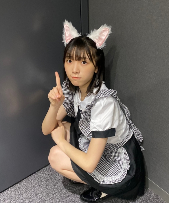清新笑容很动人！气质空灵偶像少女船井美玖美照赏