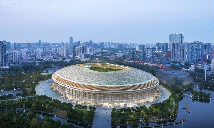 中国有哪些nba标准球场(2023年亚洲杯十座足球场：浦东足球场、凤凰山体育场已竣工)