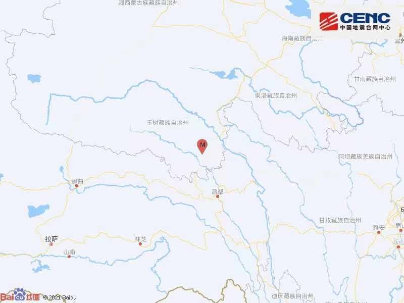 青海玉树州玉树市发生3.6级地震 震源深度10千米