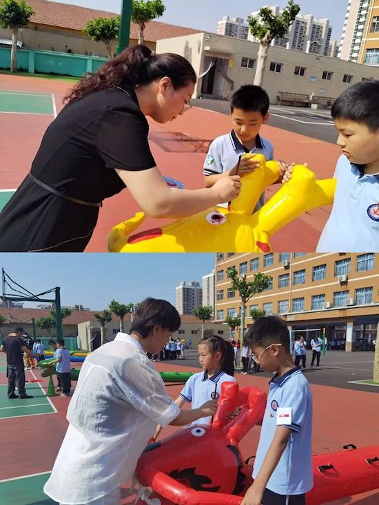 奎文区幸福街小学第二届旱地龙舟比赛欢乐来袭