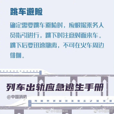 这份列车出轨应急避险手册 希望你知道但永远用不到