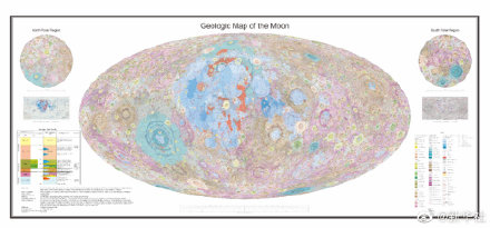 世界第一幅1:250万月球全月地质图