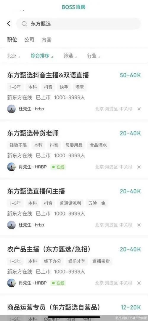 道指跌超150点！中概股狂欢一夜，新东方涨超24%，东方甄选月薪5万急聘双语主播