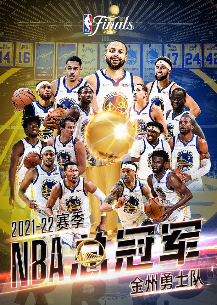 nba有哪些勇士队(勇士队时隔四年重夺NBA总冠军 库里摘得FMVP)